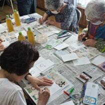 足立柿園　己書講座