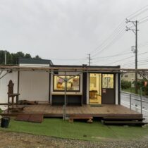 直売所の屋根が完成しました。