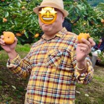 柿狩り始まりました。